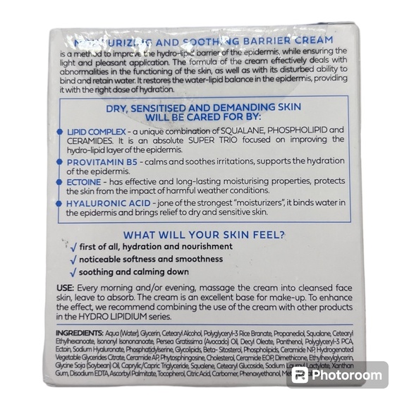 Bielenda Hydro Lipidium Maximum Tolerance Moisturizing & Soothing Barrier Cream - Picture 3 of 3